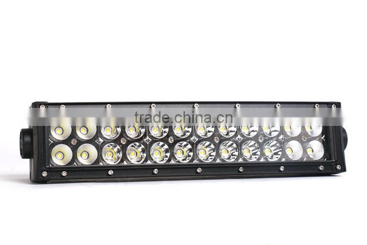 12Inch 72W 24*3W LED Work Light Bar Waterproof Combo LED Working LightFor Universal Jeep SUV ATV Off-road Truck Car