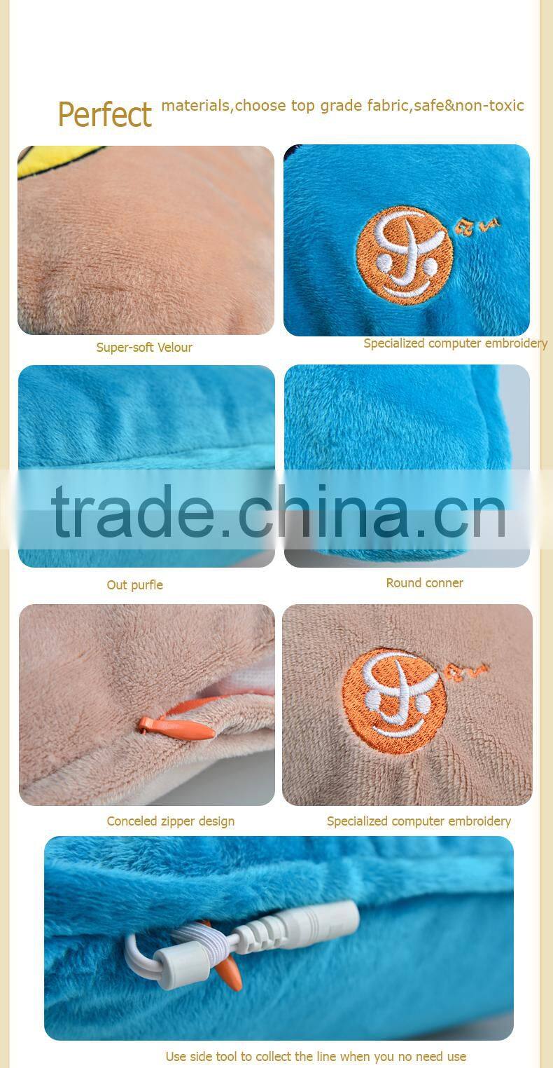 popular gift hot sale 2014 blue cove rabbit speaker pillow for iPhone