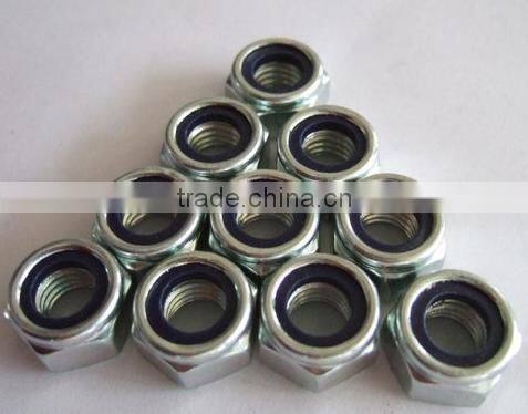 Nylon lock nut unc ,unf Nylon Insert Nuts with DIN985,DIN982 Zinc Plated m6,m8,m10,m12,m14,m16,m18,m20