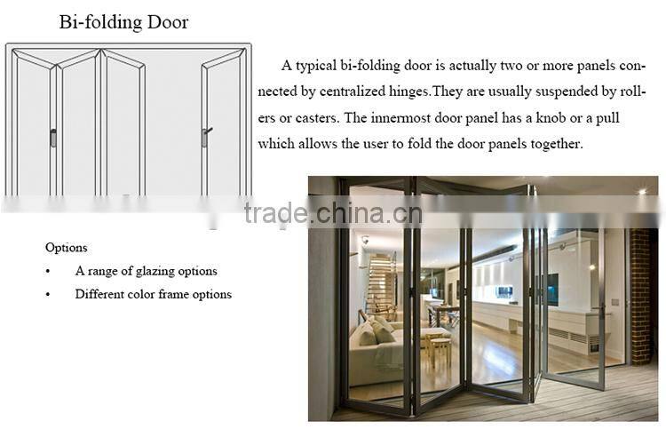 Excellent low price aluminium bi - fold door Aluminum bi - folding Sliding Doors