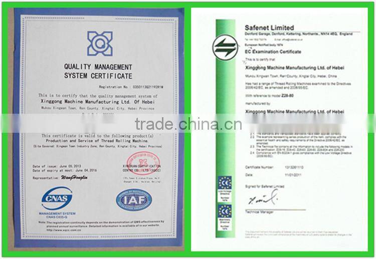 bolt threading machine