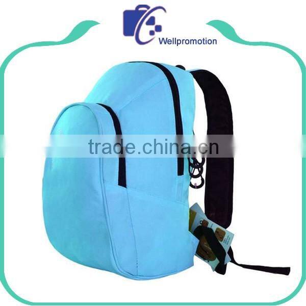 Wholesale polyester backpack bag travel / customized school bag for children