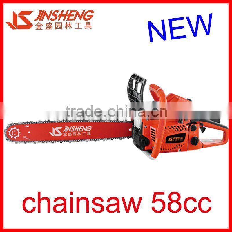 Forest wood gasoline chain saw 58cc