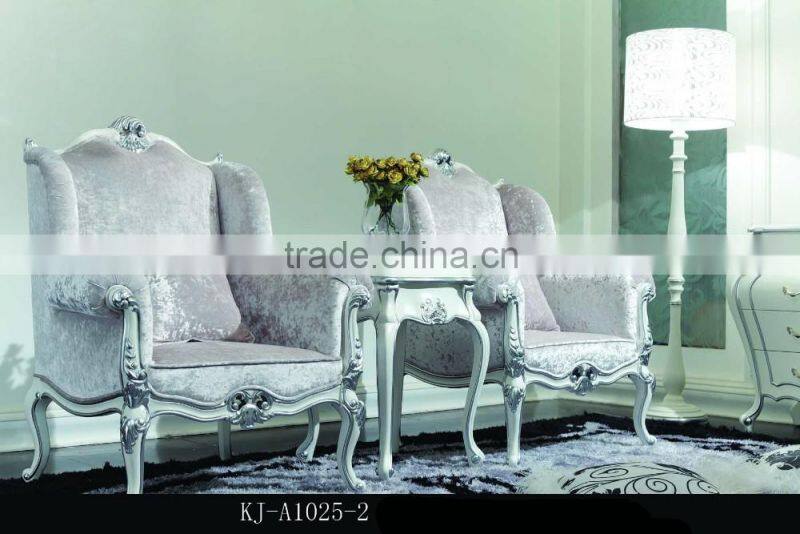 Manufacturer direct supplier Modern elegant France lounge chair living room bedroom furniture Tea table