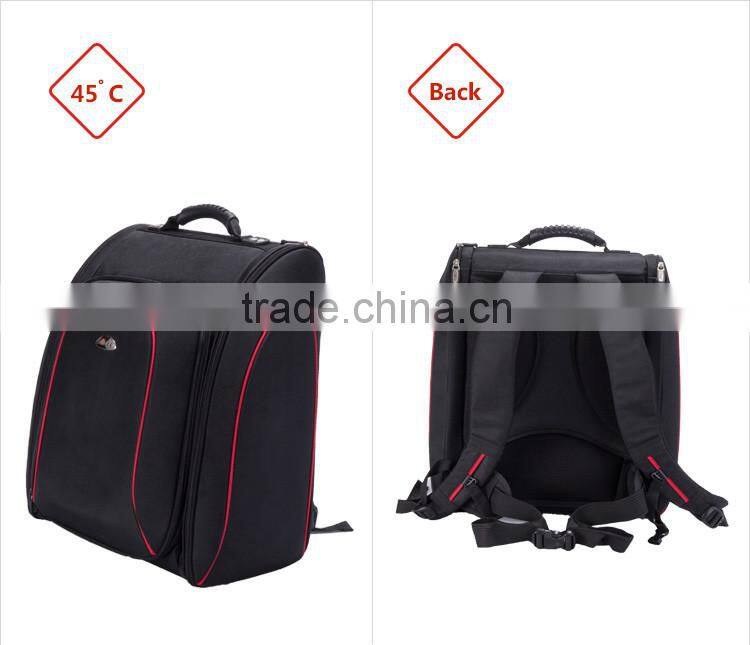 New Arrival Soft Nylon Makeup Artist Travel Backpack With Cosmetics Clear Storage