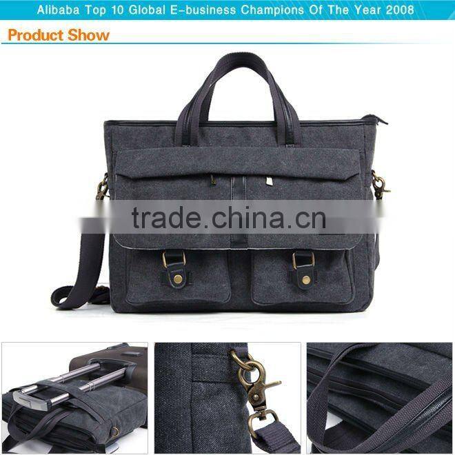 2013 newest arrival canvas laptop handbag k8441W