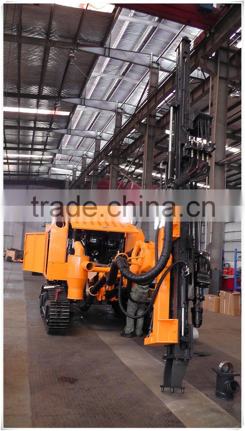 Kaishan Brand KT8 25m Depth Integrated Open-Air Crawler Drilling Rig