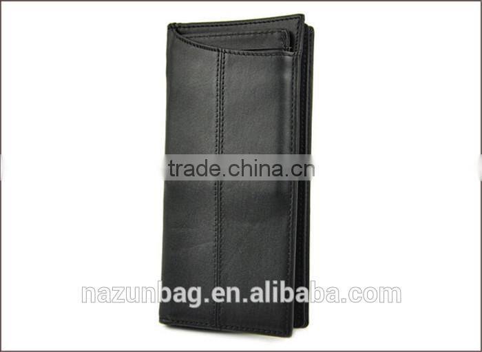 Wholesale High Quality Retro Crazy Horse Leather Business Men's Wallet