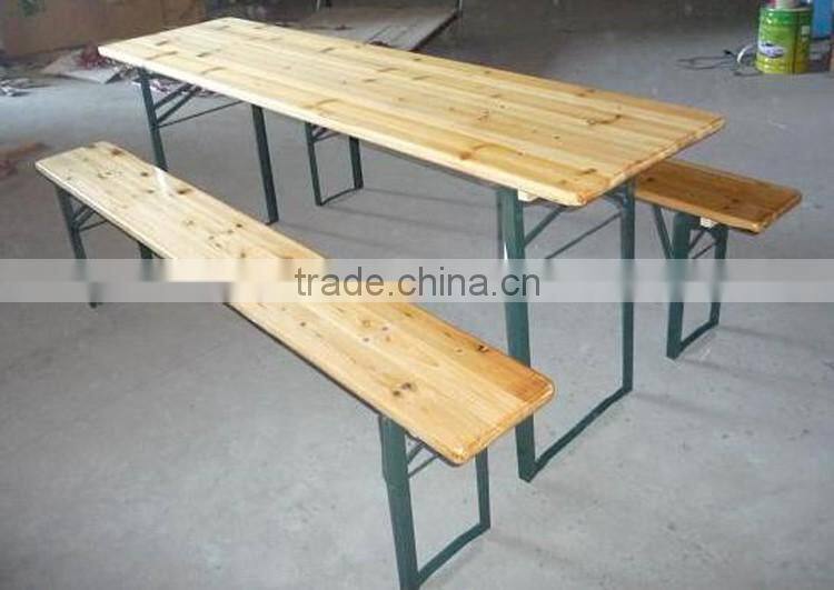 cheap Outdoor folding Wood beer table sets, beer table and bench