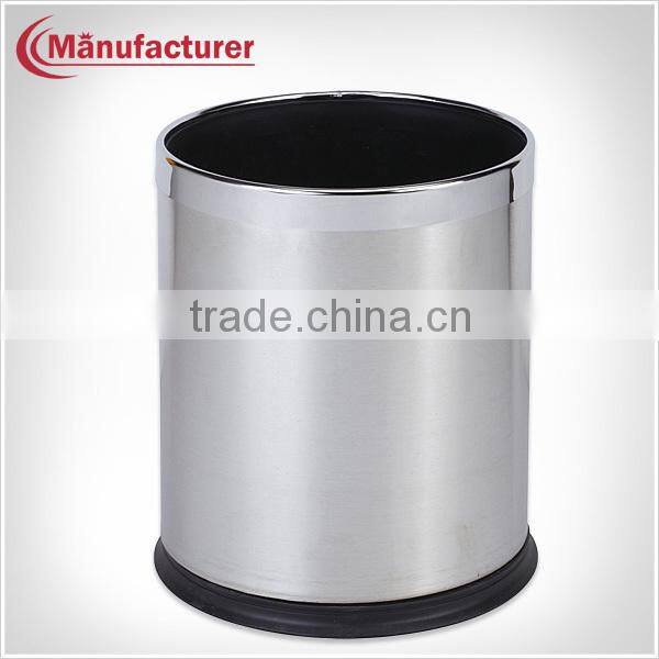 5L Hotel Superior Room Stainless Steel Sanitary Ware Food Step Rubbin Bin,Pop Up Trash Can