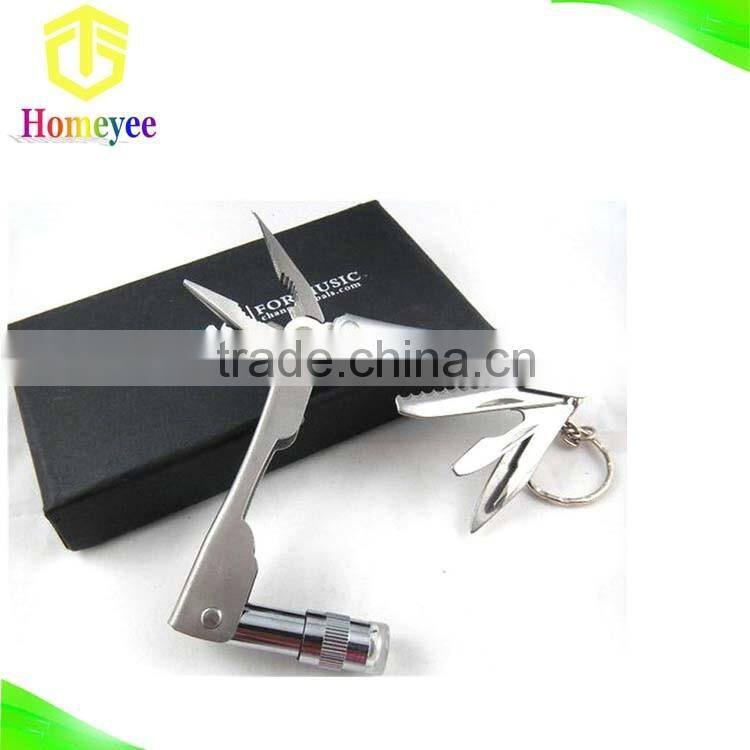 mini pocket plier Combination Plier Multi-Function Foldable Pliers with LED light