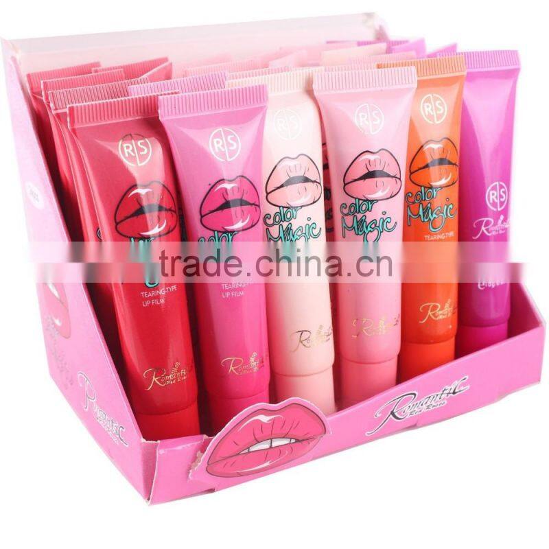 Romatic Bear magic color matte liquid long lasting peel off lipstick for the sexy lips