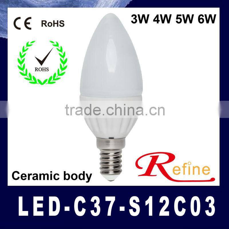 led candle bulb big sale 3W 5W e14 CE/ROHS led lights