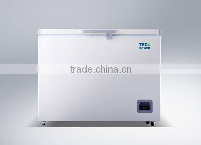 Protable reagent freezer 150Liter 12V/24V biological samples delivery car freezer