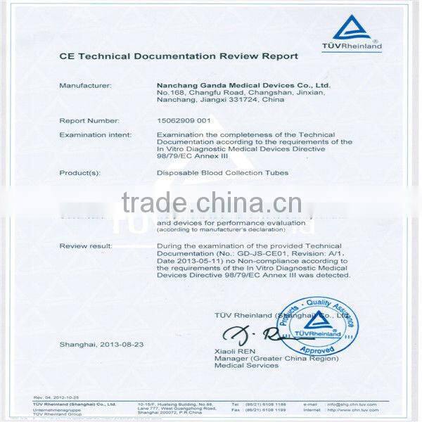 disposable venous blood collection needles