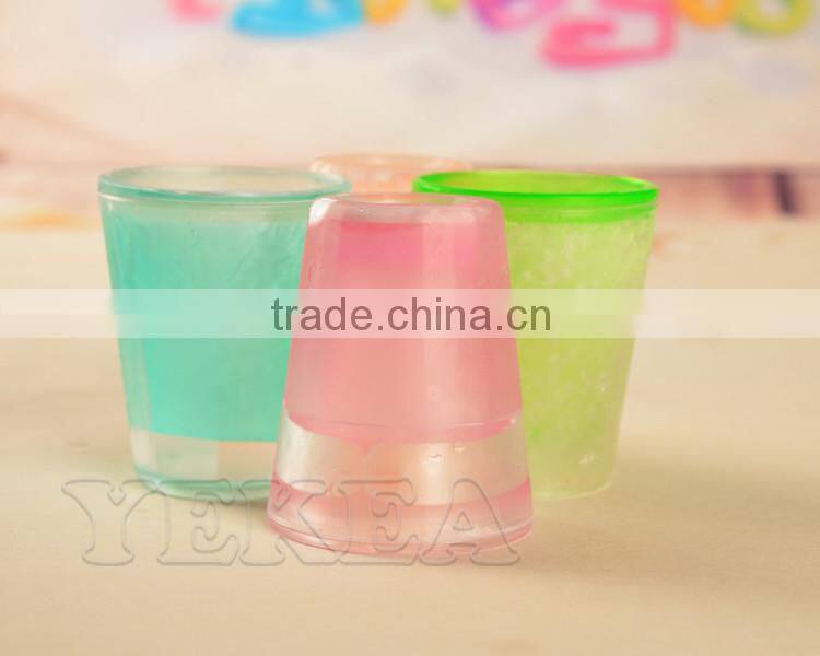 double wall plastic novelty freezer shot glass