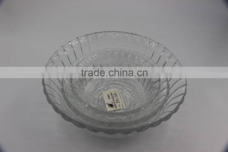 Heat Resistant Wholesale Various Size Glass Bowl
