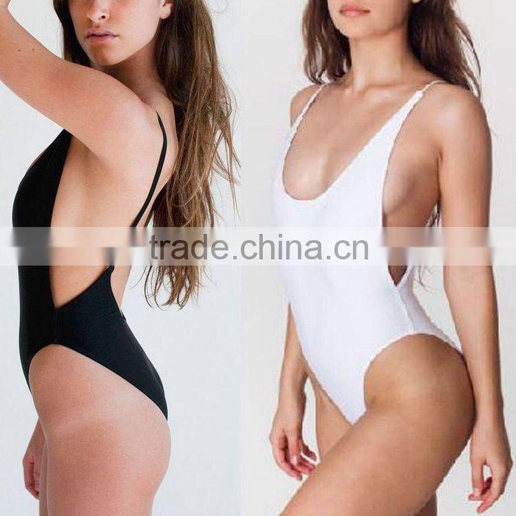 2015 fashion show hot sexy girl bikini one-piece backless triangle swimwear bikini high waist bikini wholesale