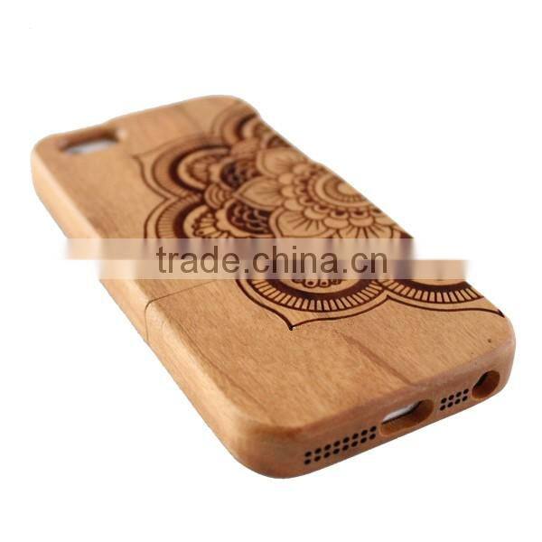 OEM Custom laser Design Wood cell Phones Cases for i6 /i6s/i6 plus
