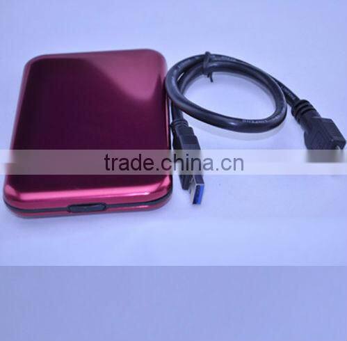 USB 3.0 Aluminum 2.5" SATA HDD Hard Drive External Enclosure Case Cover Shell