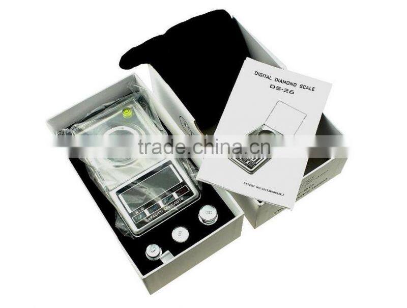 30g Hot sale Portable 0.001g pocket digital diamond scale