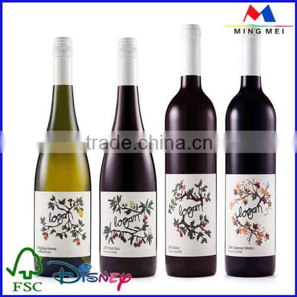 Rolled Beverage Bottle Label Sticker ,Beverage Bottle Label Sticker Printing