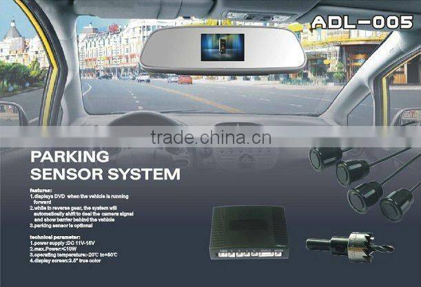 rearview mirror parking sensor system with camera