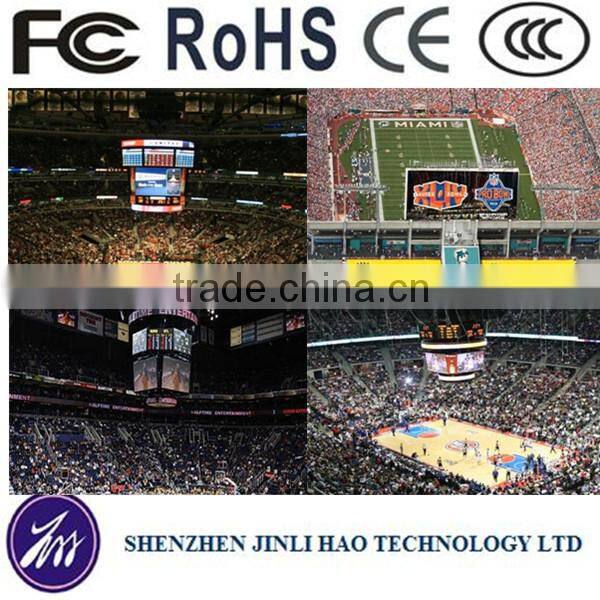 led display for World Cup/NBA/full color P10 led billboard in indoor stadium