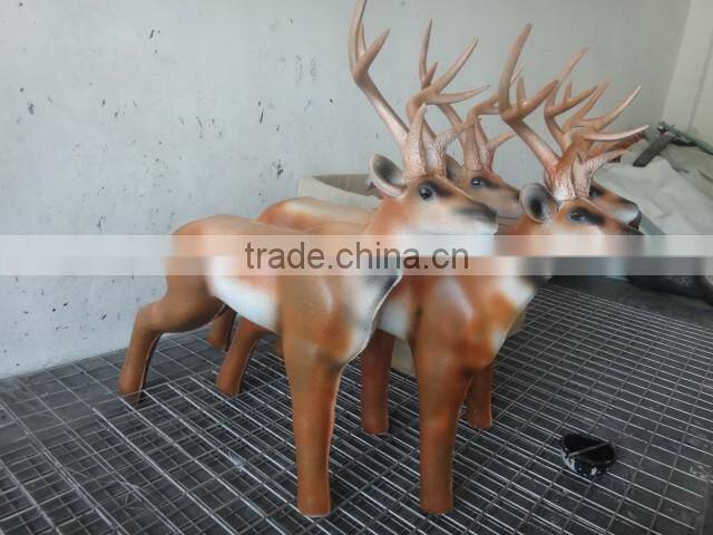 Shooting archery deer target