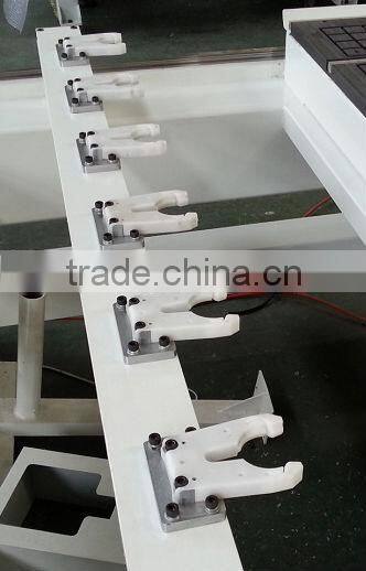 Syntec Control 4 Axis 3D Linear ATC CNC Router Engraver Machine with Spindle Rotates