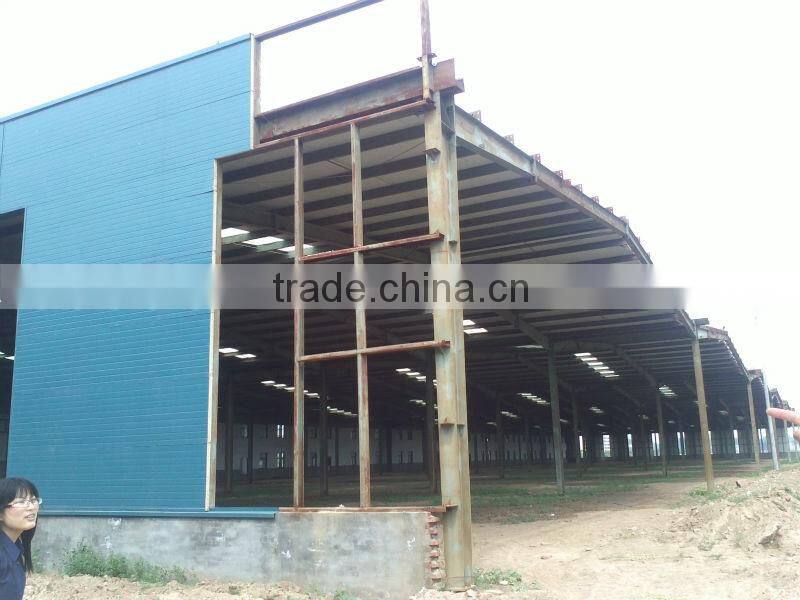 light portal steel structure prefabricated warehouse