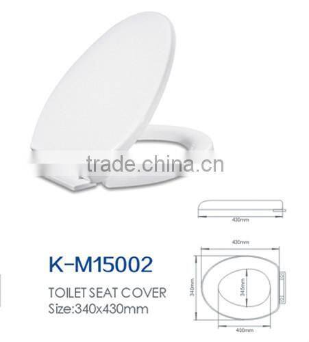 Bathroom toilet soft close seat cover