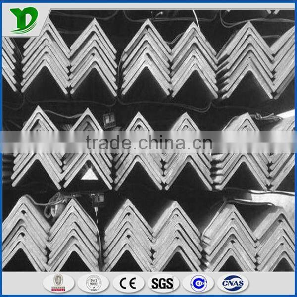 Q235 A36 SS400 hot rolled carbon steel angle galvanized iron 90 degree bar size