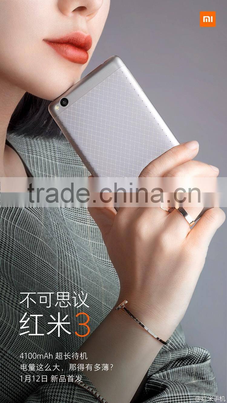 2016 April new arrive phone Xiaomi Redmi 3 with fingerprint identification 3G 32G