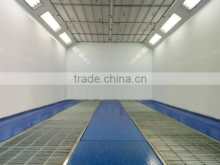 QX2000 CE Approved Diesel Burner Heating Used Auto Paint Booth For Sale