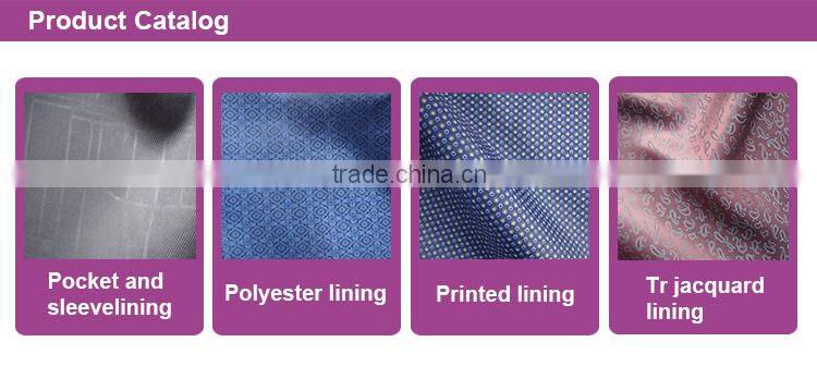 100 polyester two tone jacquard pattern suit/sleeve/jacket lining fabric