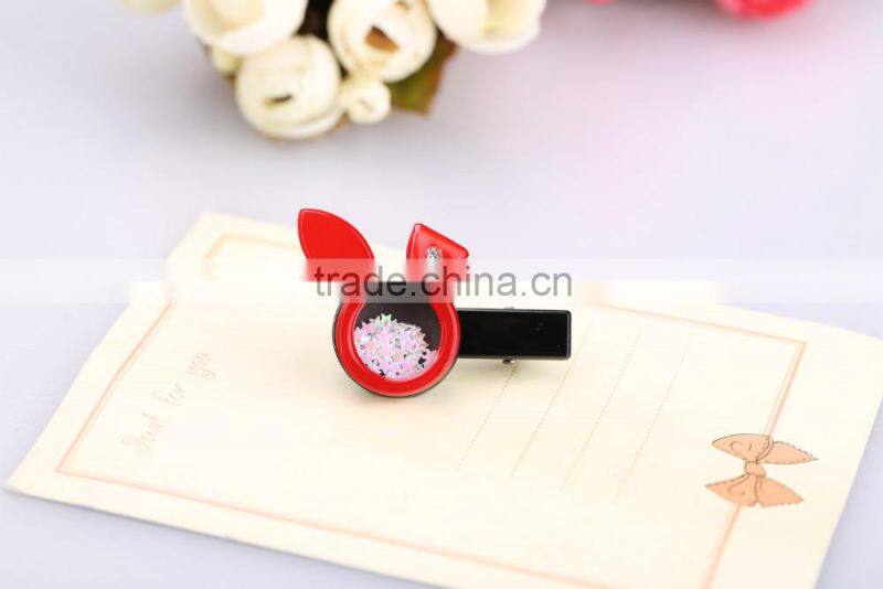 Candy color sweety rabbit hair duck clip fashion style hair Accessories