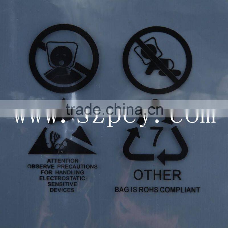 silver gray anti-static/static shielding abnormity bags