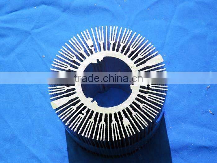 Extruded aluminium profile heat sinks