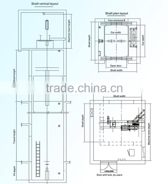 Warehouse Cargo Lift/Freight Warehouse Cargo Lift/Vertical Goods Elevator