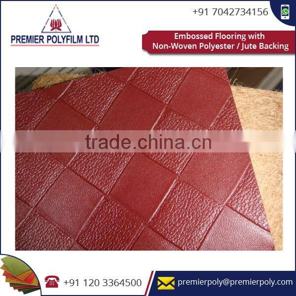 Occupied With Managing A Broad Scope Of Embossed Flooring With Non-Woven Polyester