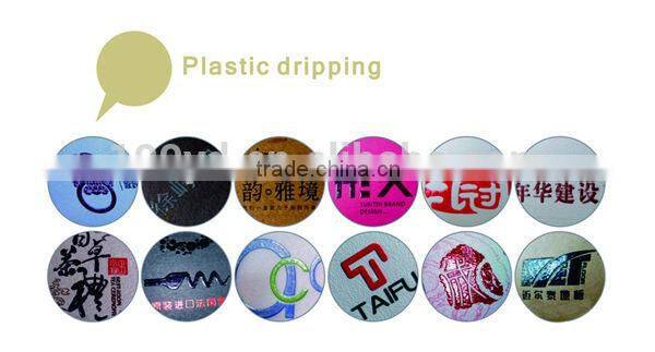 ink printed die cut kraft paper china jeans hang tag