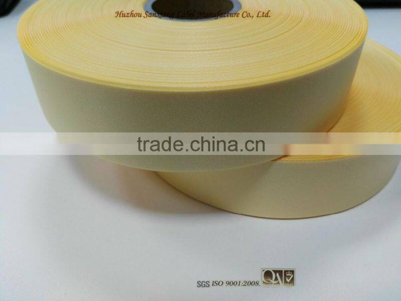 Wholesale colored satin ribbon for garment labels