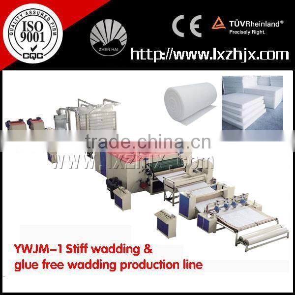 Hot Sale Nonwoven Thermo Bonded Wadding Production Line For Quilts WJM-3