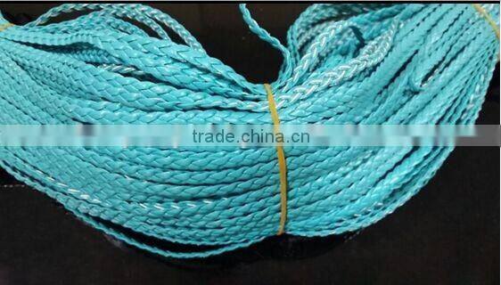Wholesale custom color 6mm leather cord for jewelry