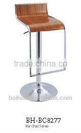 Manufacturer adjustable rotate bar stool high chair with footrest bar chair