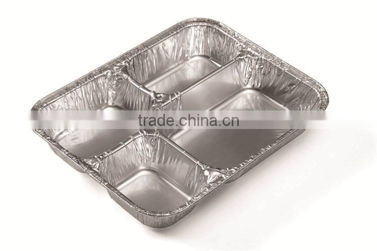 2016 New Style First Grade Disposable 3 compartment TV Dinner Tray