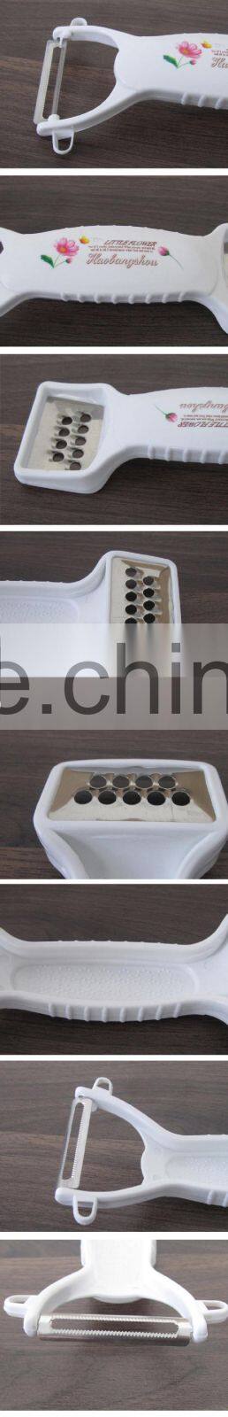 Plastic printing handle antdeal Vegetable Potato Peeler Parer Julienne Cutter Slicer Stainless Steel Blade Hot New fashional P08