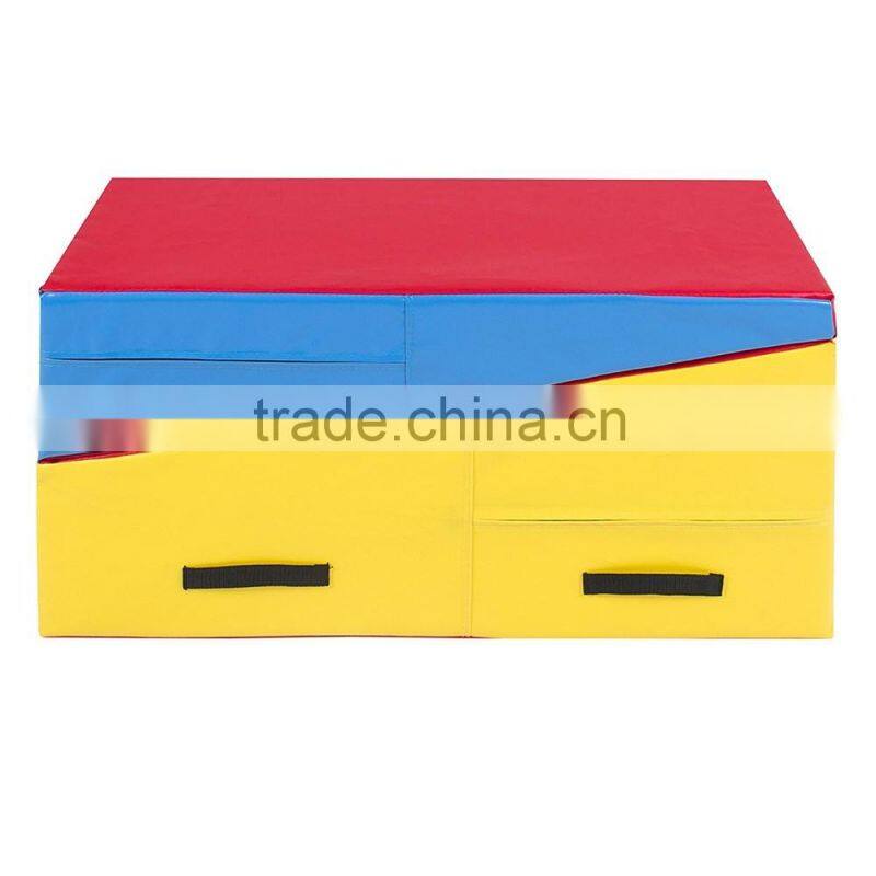 4' x 8' x 2" PU Leather Gymnastics Tumbling / Martial Arts Folding Mat