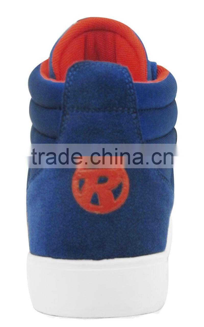 2016 latest design casual skateboard shoes for men high cut sport footwear men